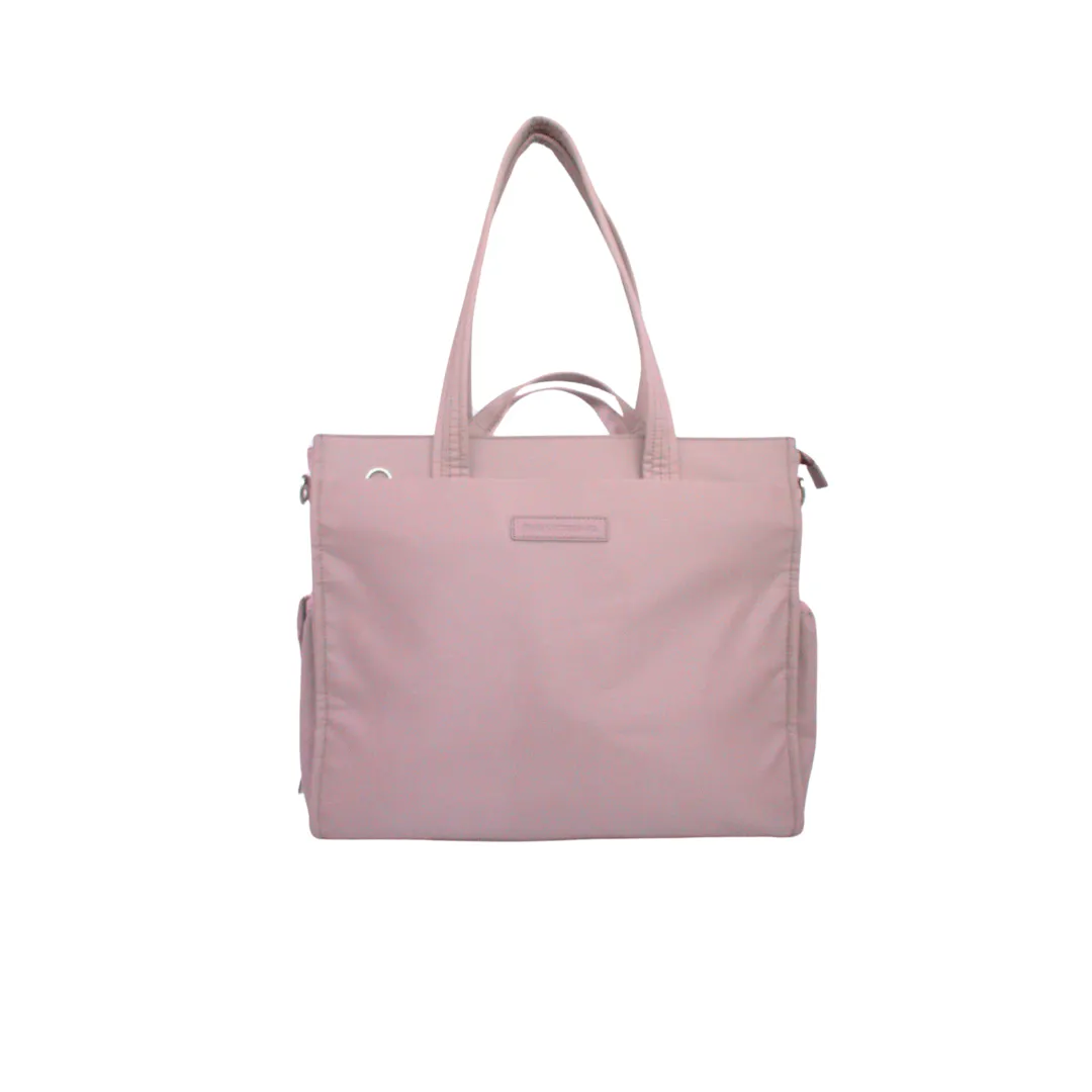 Megan Nylon Tote — Rosé (Pre-Order: Ships 2/7)