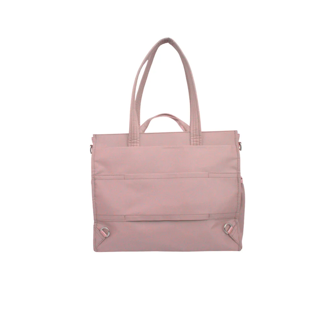 Megan Nylon Tote — Rosé (Pre-Order: Ships 2/7)