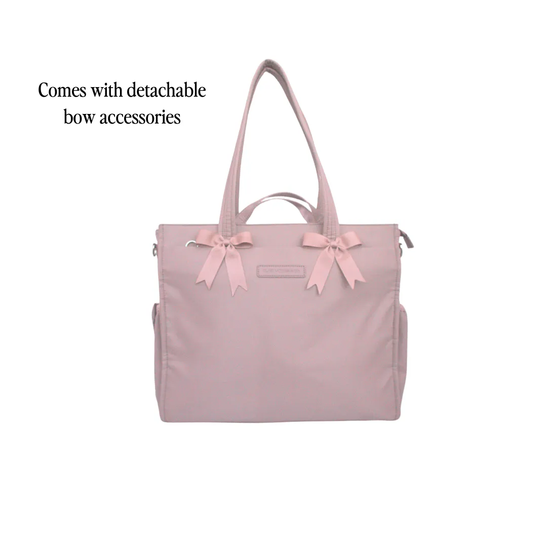 Megan Nylon Tote — Rosé (Pre-Order: Ships 2/7)