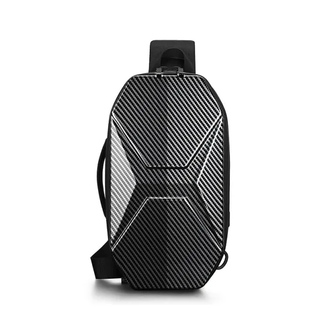 Men's Shoulder USB Charging Crossbody Bag