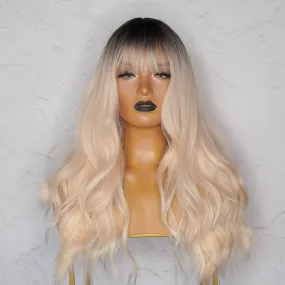 MILAH Blonde Ombre Fringe Wig