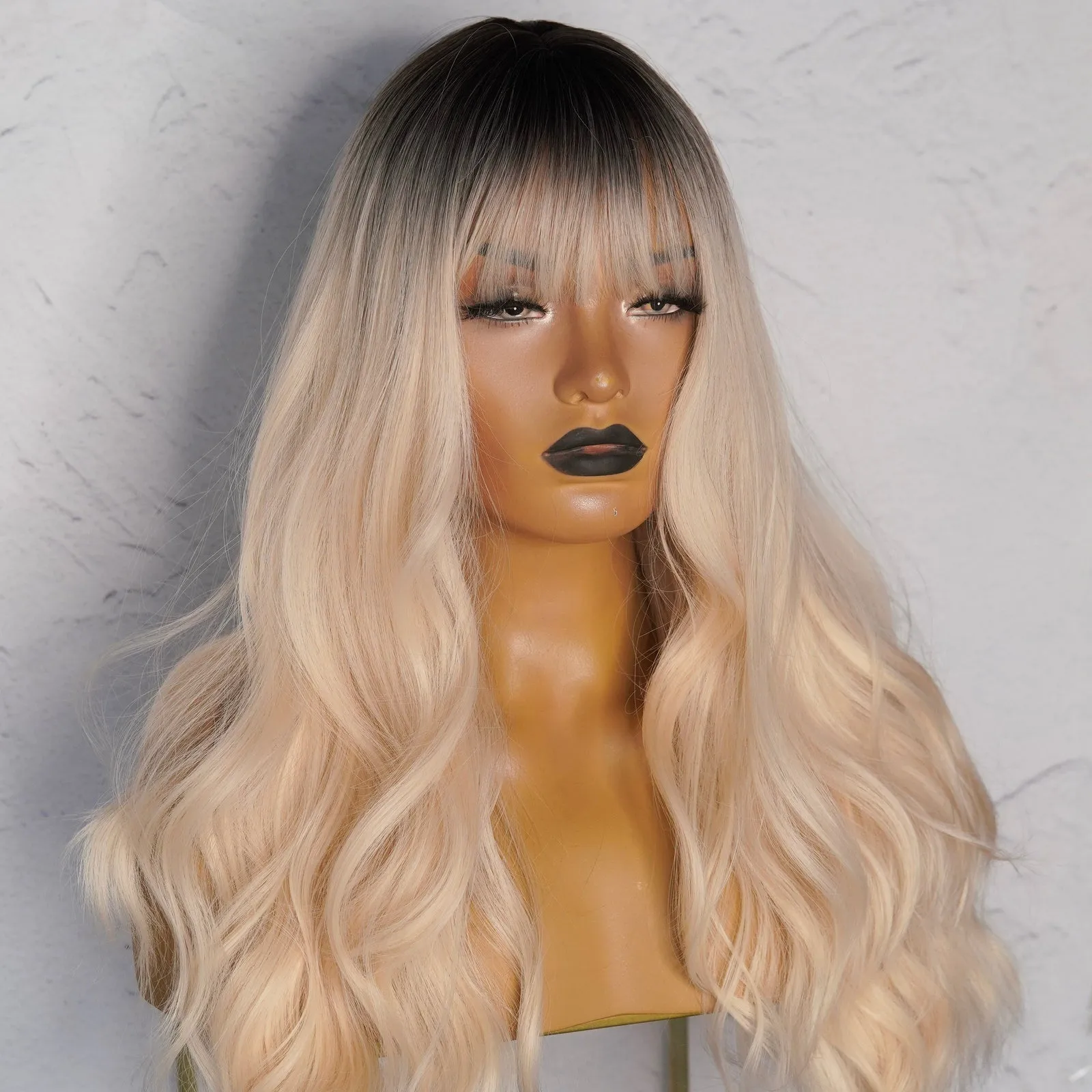 MILAH Blonde Ombre Fringe Wig