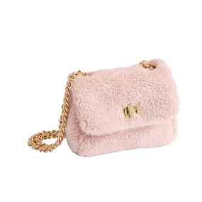 Milledeux® Small Teddy chain bag – Antique mauve