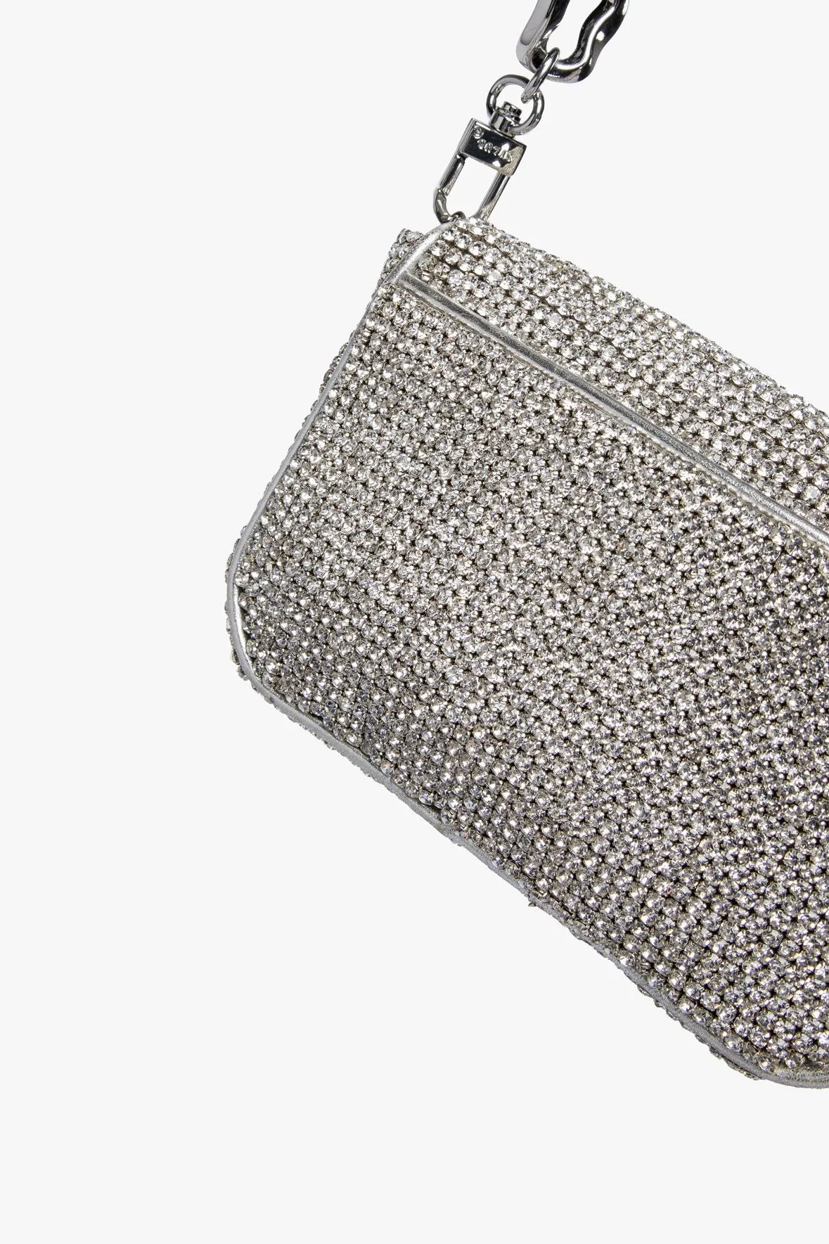 MINI TOMMY RHINESTONE BAG | SILVER