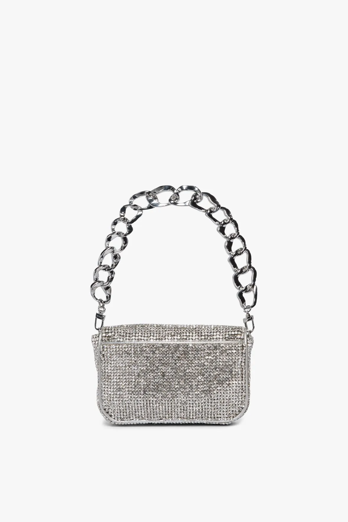 MINI TOMMY RHINESTONE BAG | SILVER