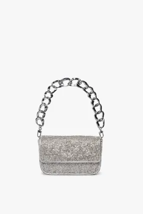 MINI TOMMY RHINESTONE BAG | SILVER