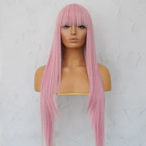 MONTANA Pink Fringe Wig