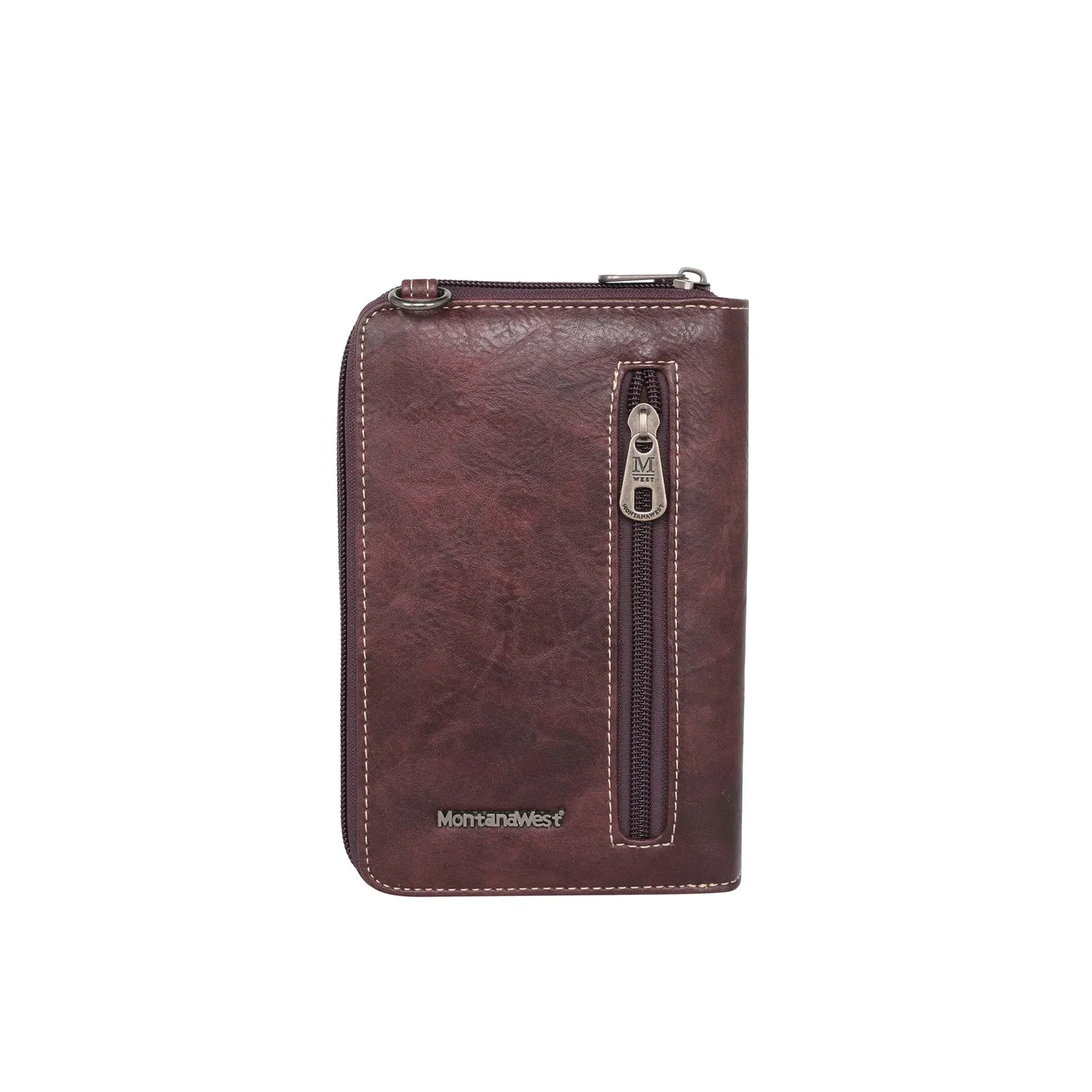 MW1144-183 Montana West Cut-out Collection Phone Wallet/Crossbody