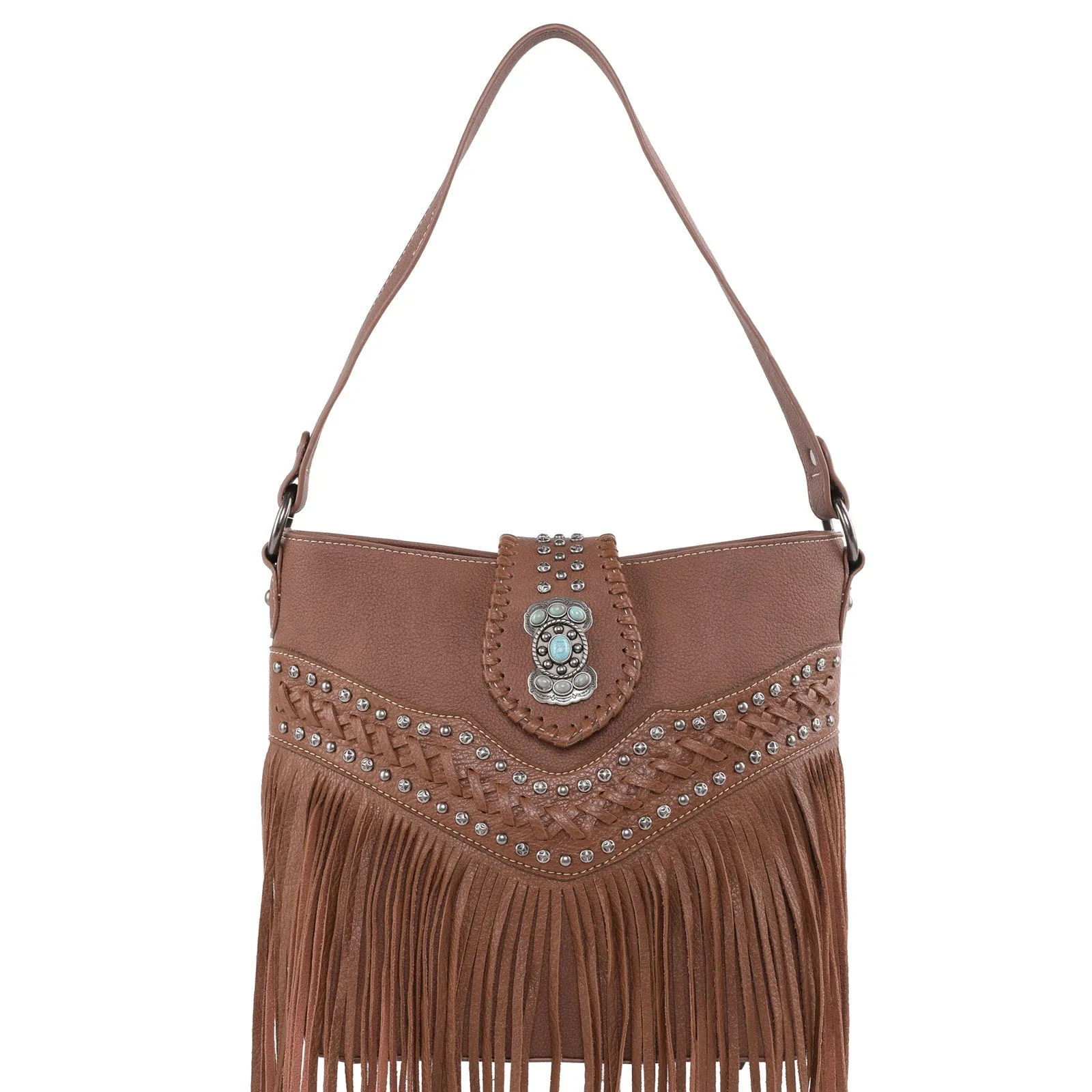 MW1145G-918 Montana West Fringe Collection Concealed Carry Hobo