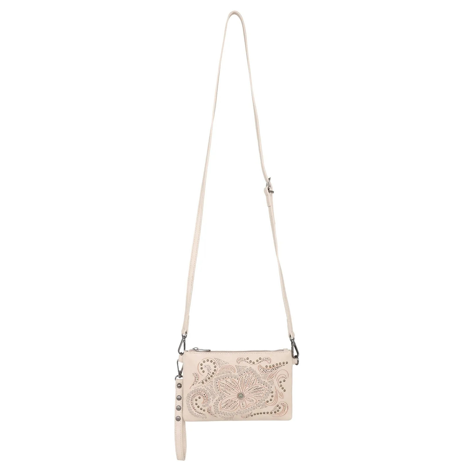 MW1222-181 Montana West Cut-out Collection Crossbody/Wristlet