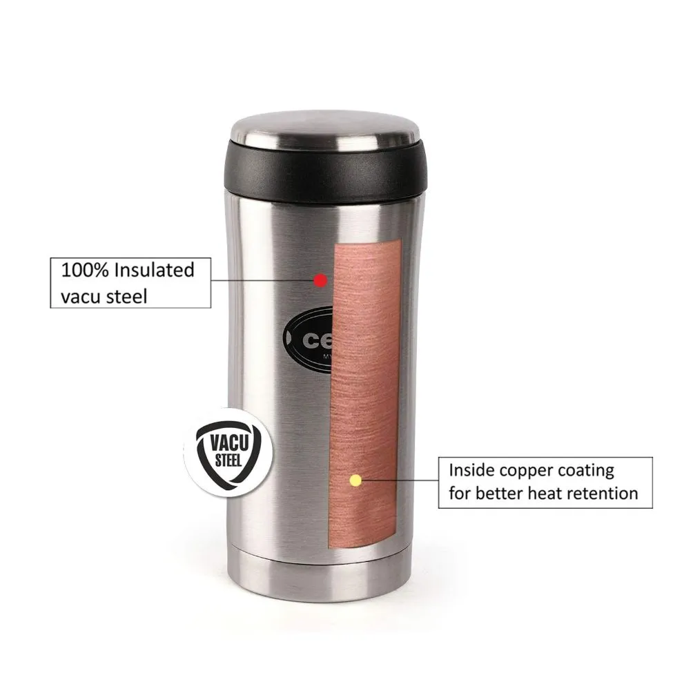 My Cup Flask, Vacusteel Water Bottle, 350ml