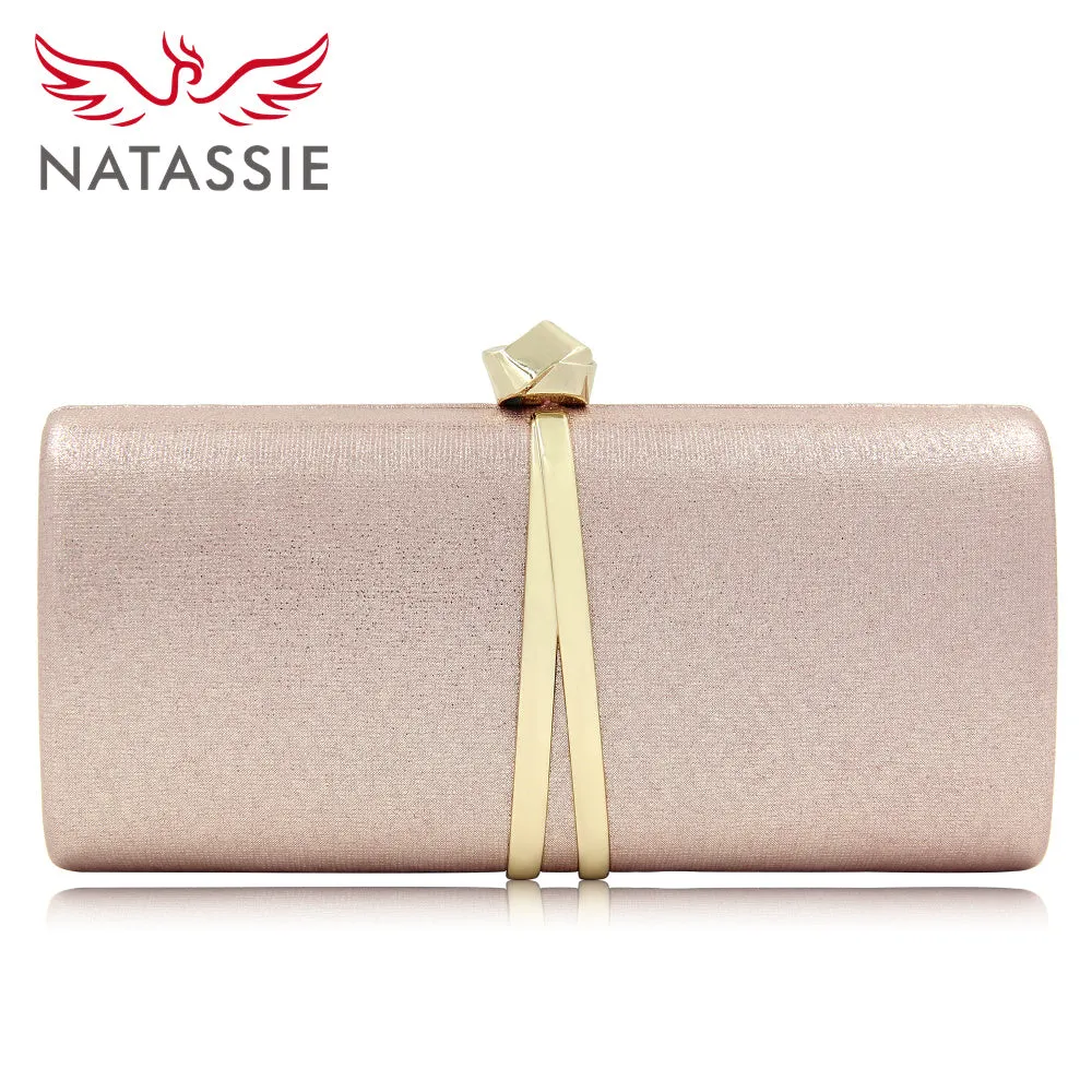 NATASSIE Evening Wedding Clutch Purse Party Bag