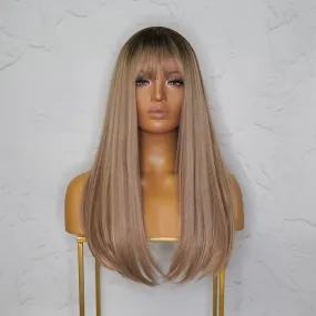 OAK Caramel Fringe Wig