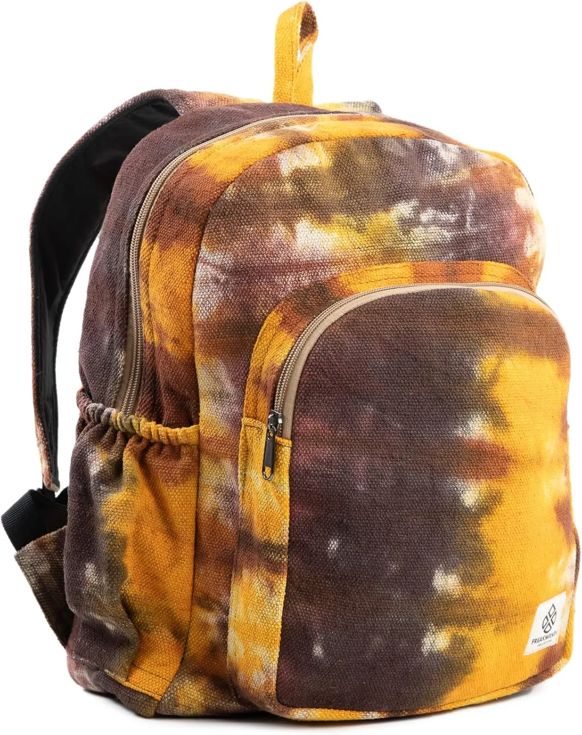 Organic Hemp Backpack Bag, Eco Friendly Durable Rustic Travel Hiking Friendly Lightweight