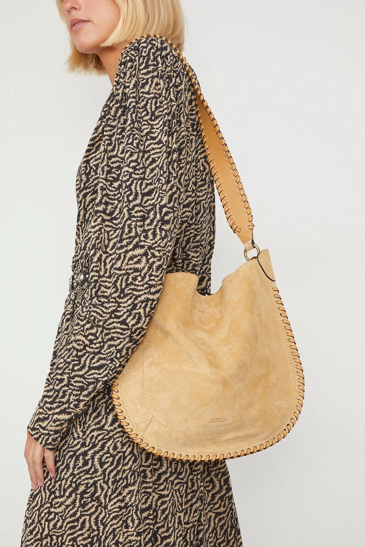 Oskan Shoulder Bag in Beige