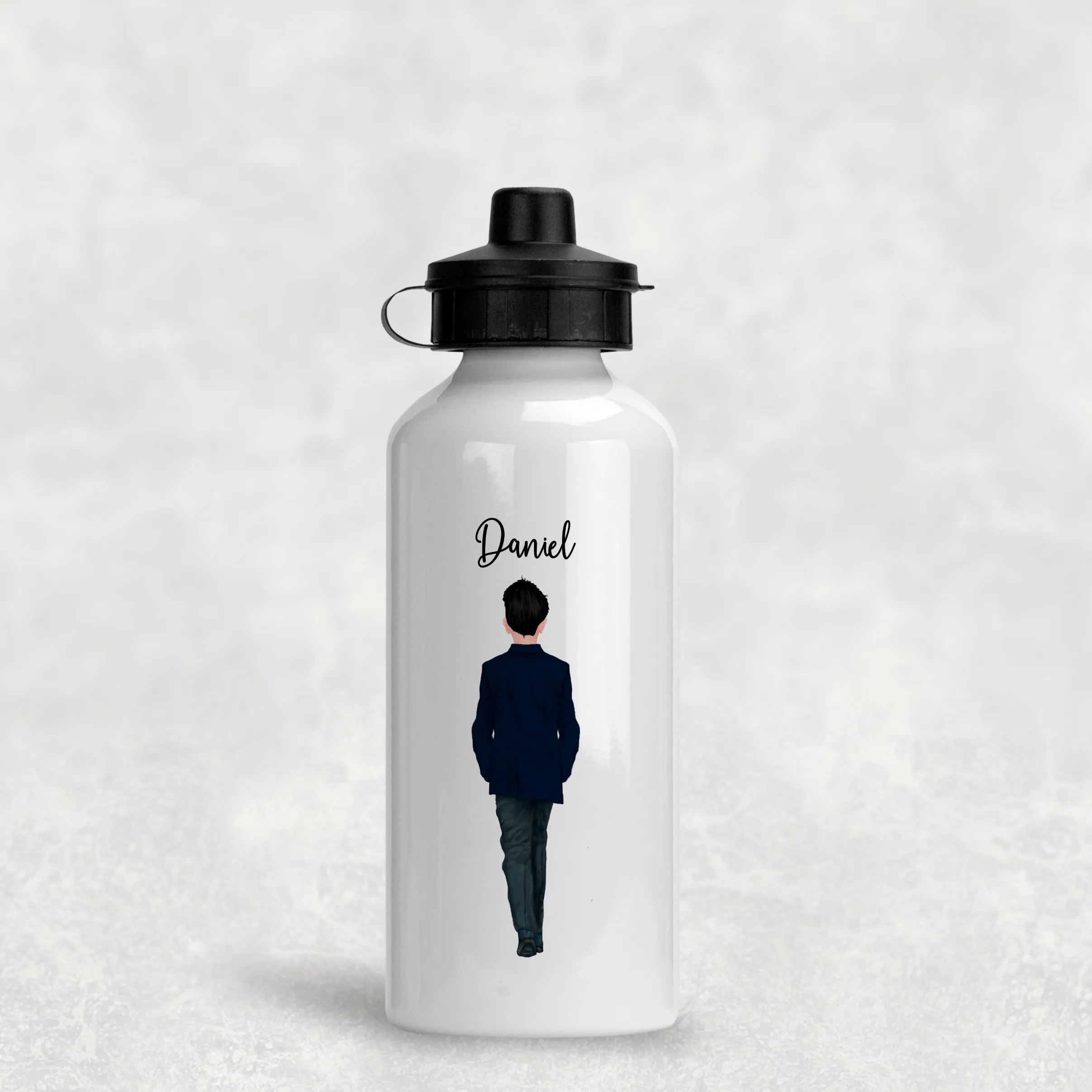 Page Boy Personalised Wedding Aluminium Water Bottle 400/600ml