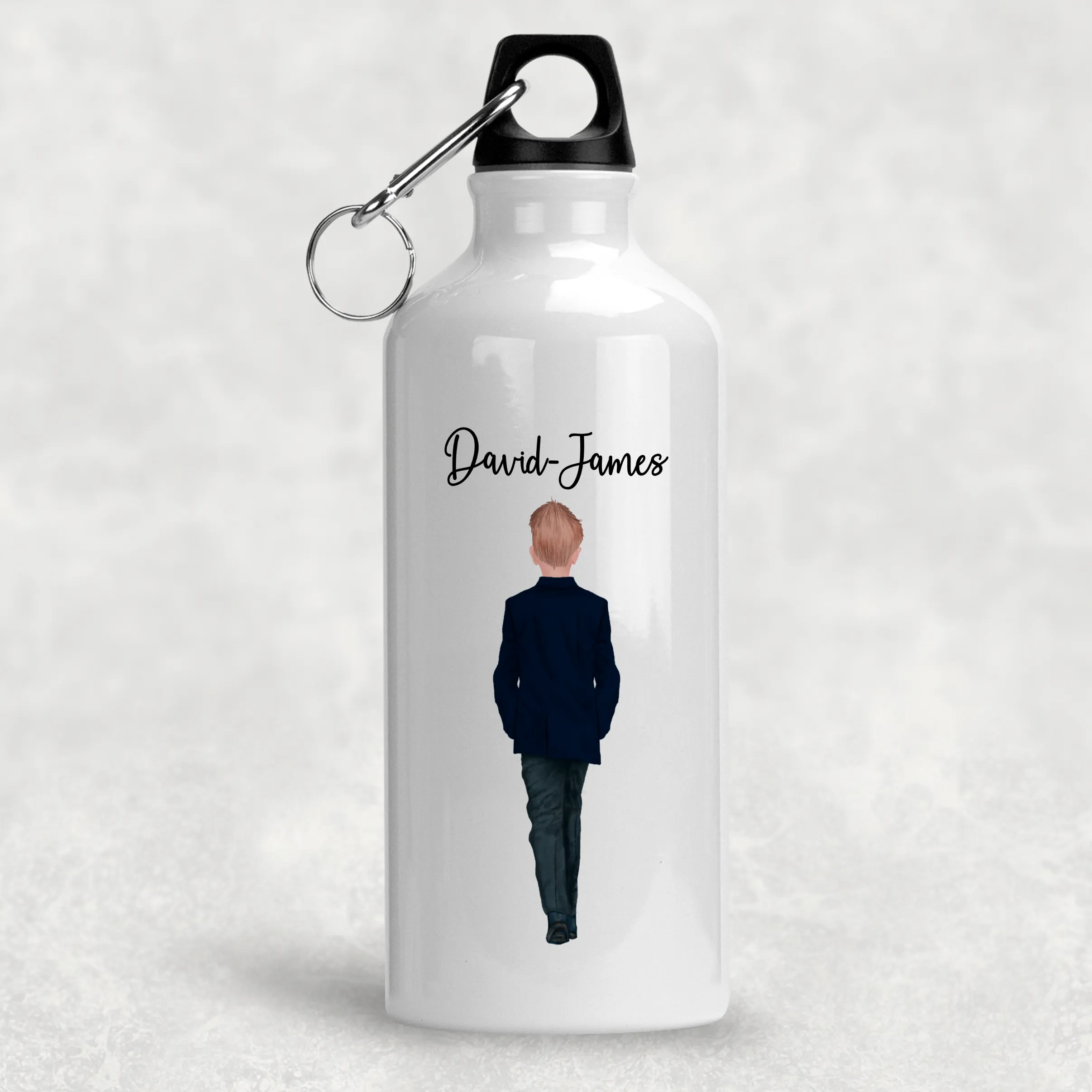 Page Boy Personalised Wedding Aluminium Water Bottle 400/600ml