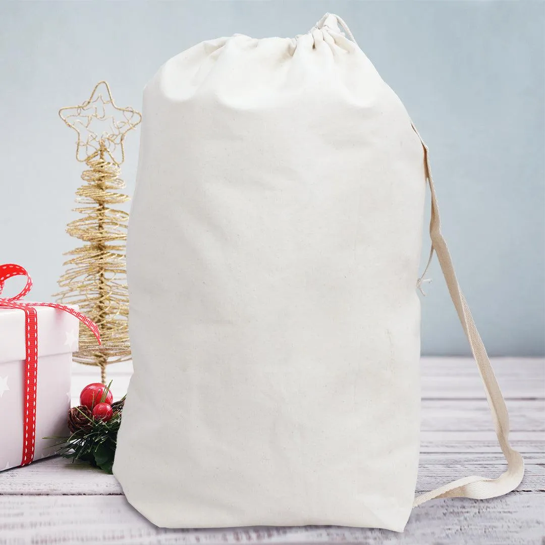 Personalized Holly Jolly Santa Bag