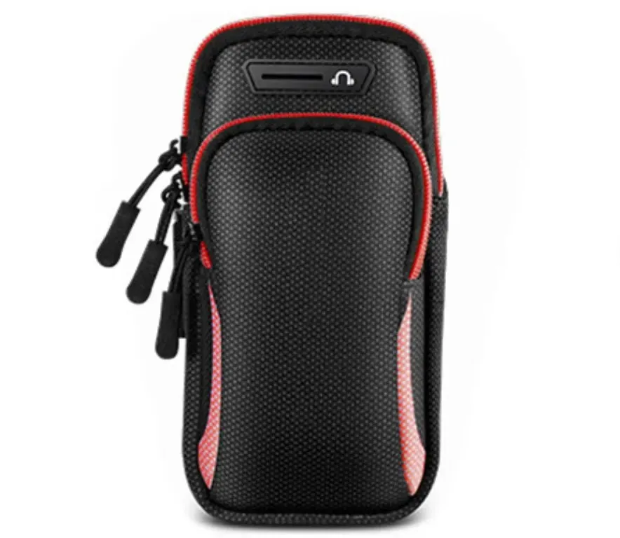 Phone Arm Bag with Headphone Jack Waterproof Breathable Sports Running Bag Gym Mobile Phone Holder