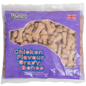 Pointer Chicken Flavour Gravy Bones 400g