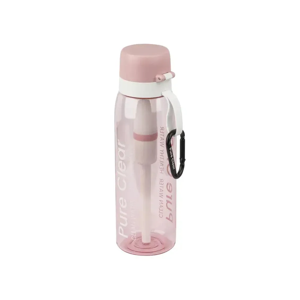 Pure Clear Active Water Filter Bottle 769ml - Pink