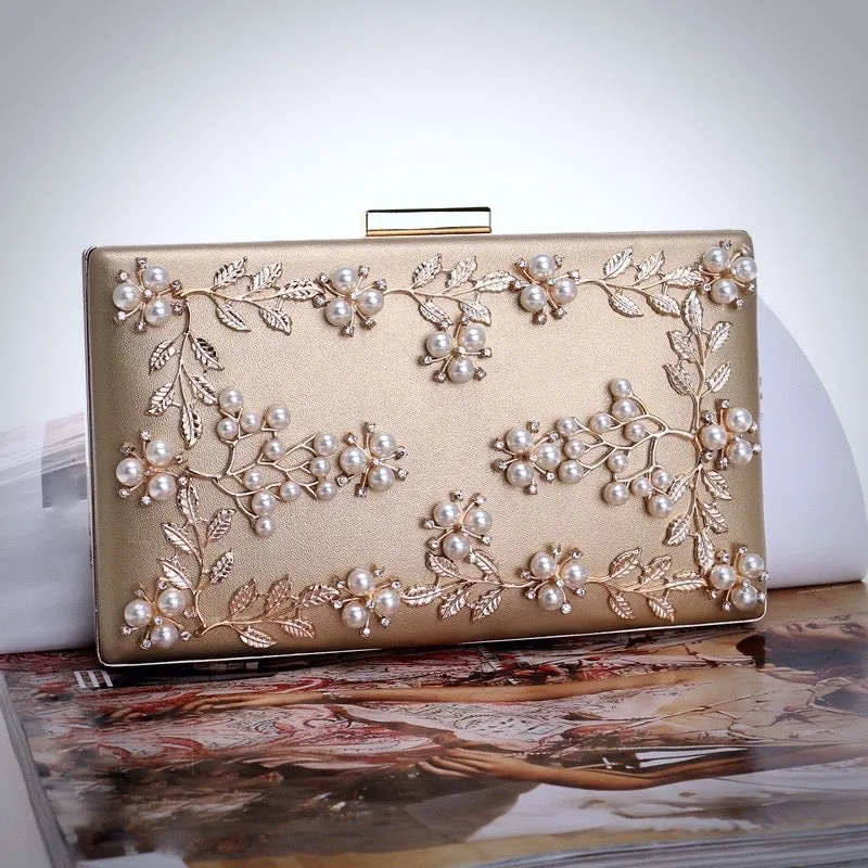 "Angela" - Gold Bridal Handbag Clutch