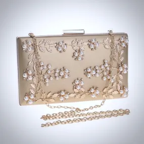 "Angela" - Gold Bridal Handbag Clutch