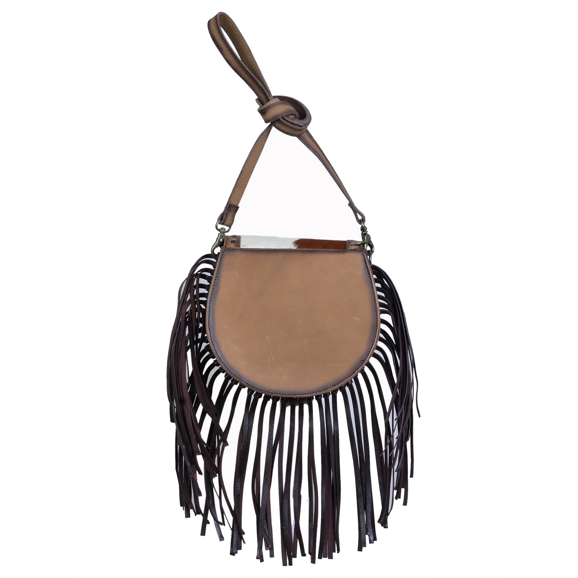 Rafter T Hair-On Horseshoe Purse