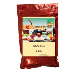 Rainy Day Foods Alfalfa Seed 1.5 lbs Mylar Bag - 227 Servings