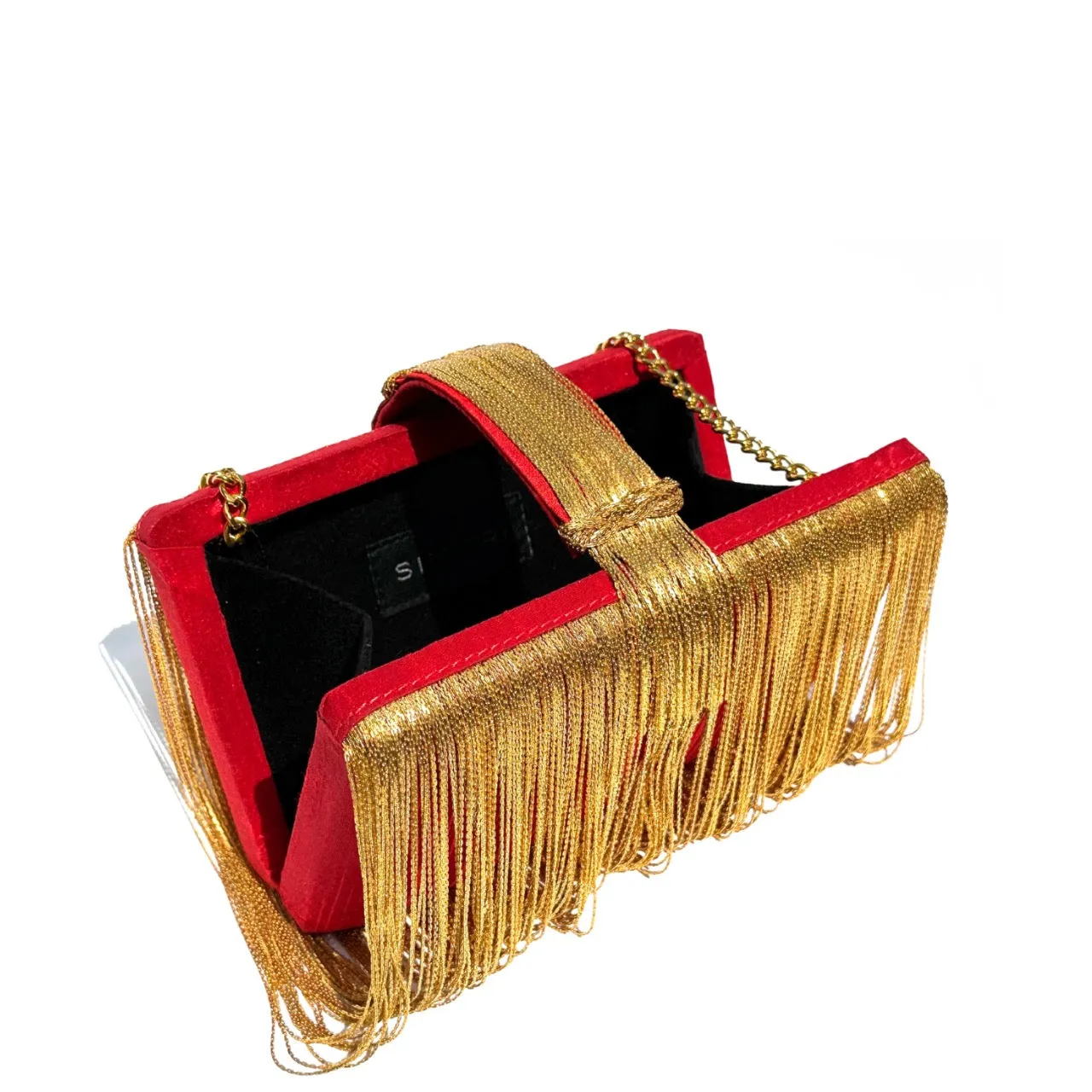 Red Gold Chunky Clutch