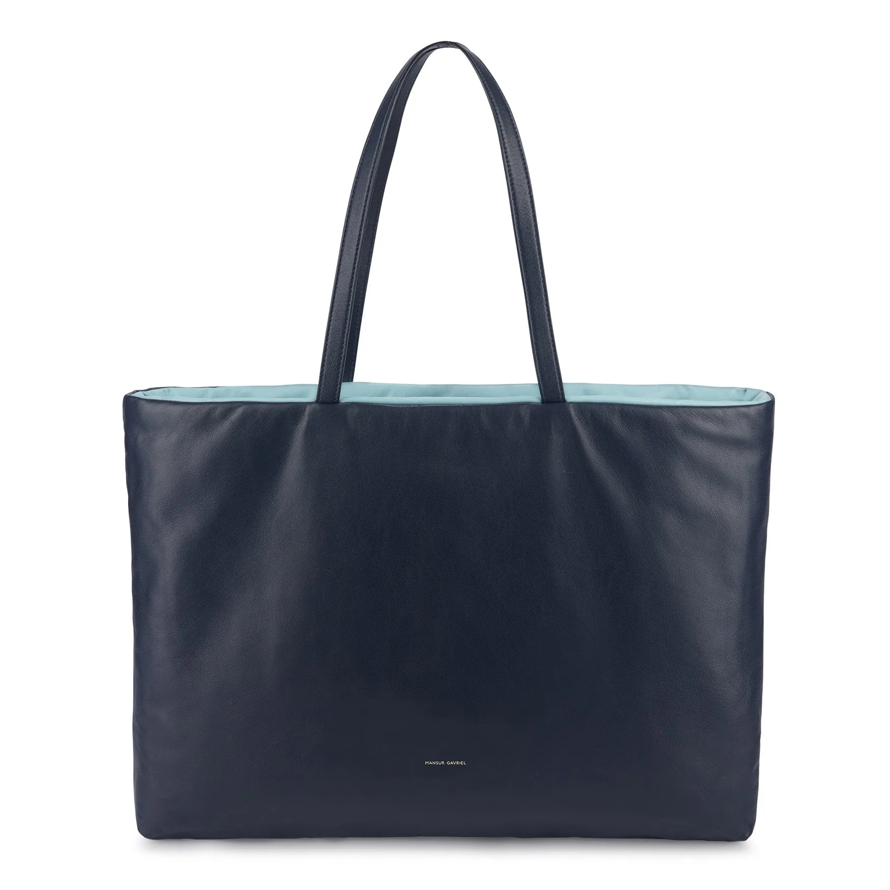 Reversible Pillow Tote Bag - Blu/Degas Blue