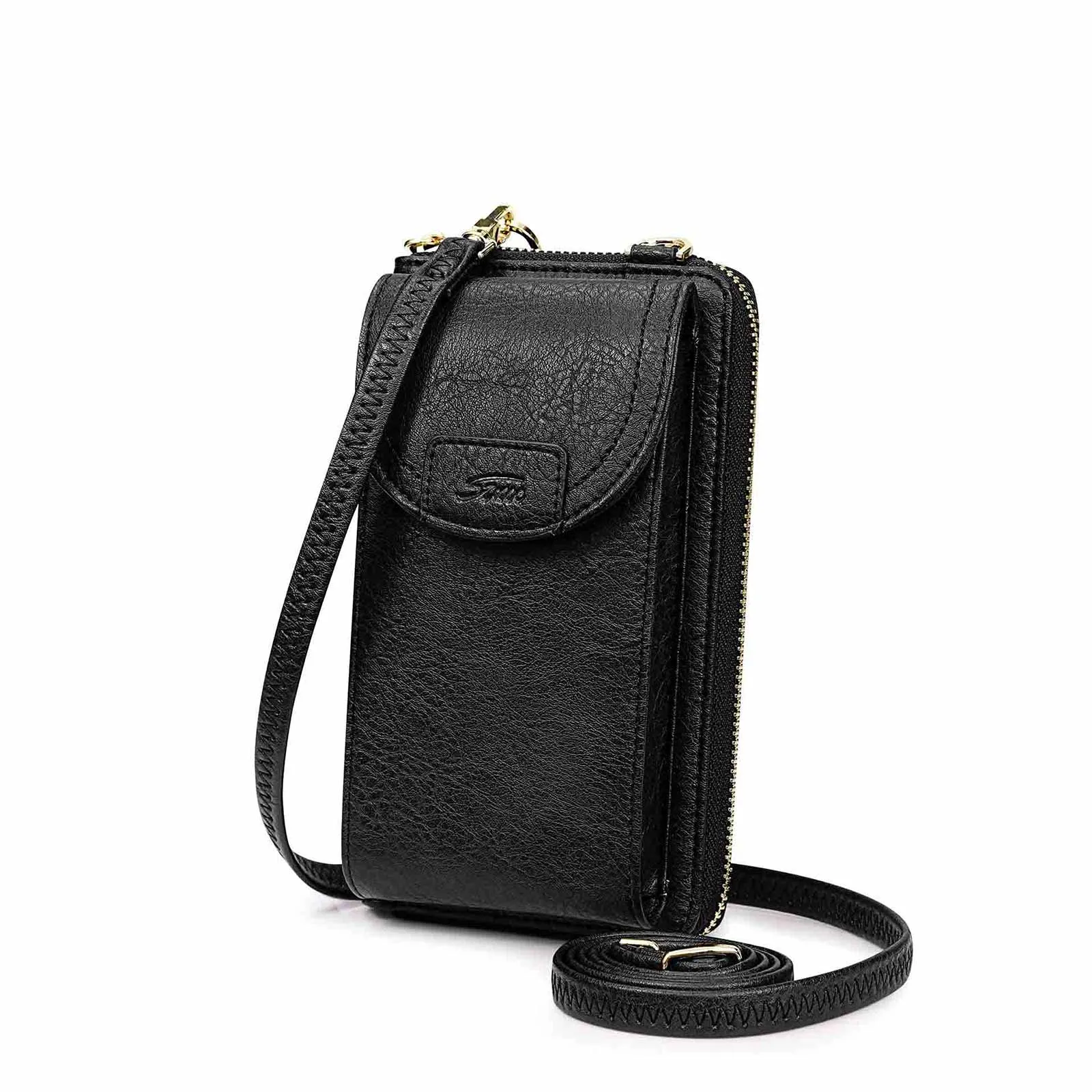 RFID Crossbody Wristlet Cell Phone Purse