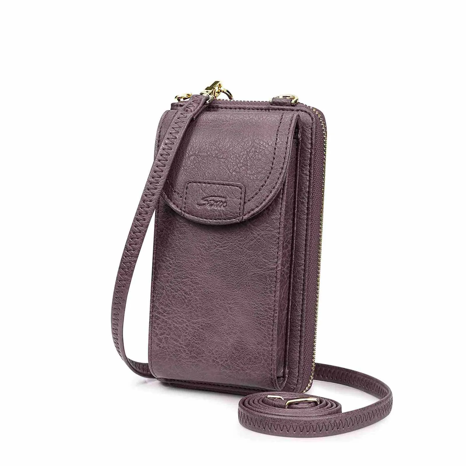 RFID Crossbody Wristlet Cell Phone Purse