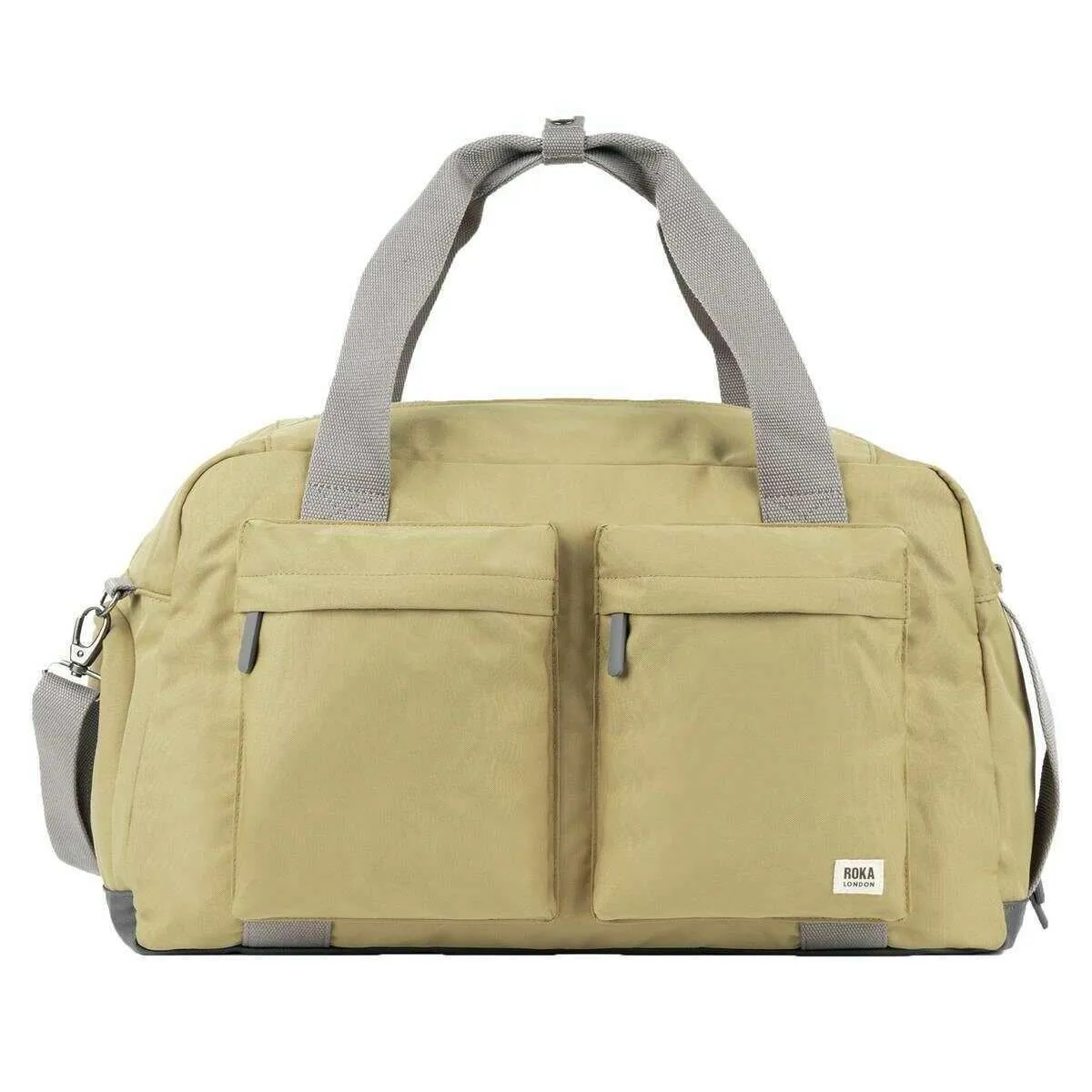 Roka Gatwick Large Recycled Canvas Duffle Bag - Khaki