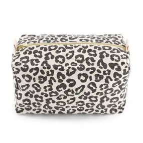 Rose in April Vic Toiletry Bag Leopard Naturel