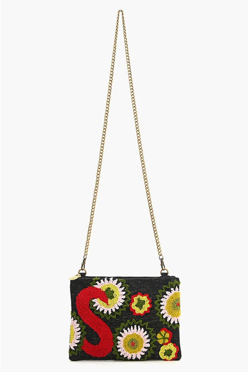 S Floral Crossbody Bag