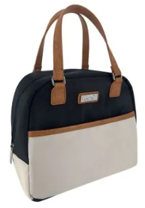 Sachi "style 237" Insulated Cali Lunch Bag - Black/cream