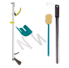 Sammons Preston Hip Kit 6, Includes 24" Foam Handle Shoe Horn, 26" Economy