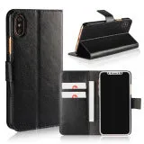 Samsung Note10 Black Shockproof phone case for card slot wallet