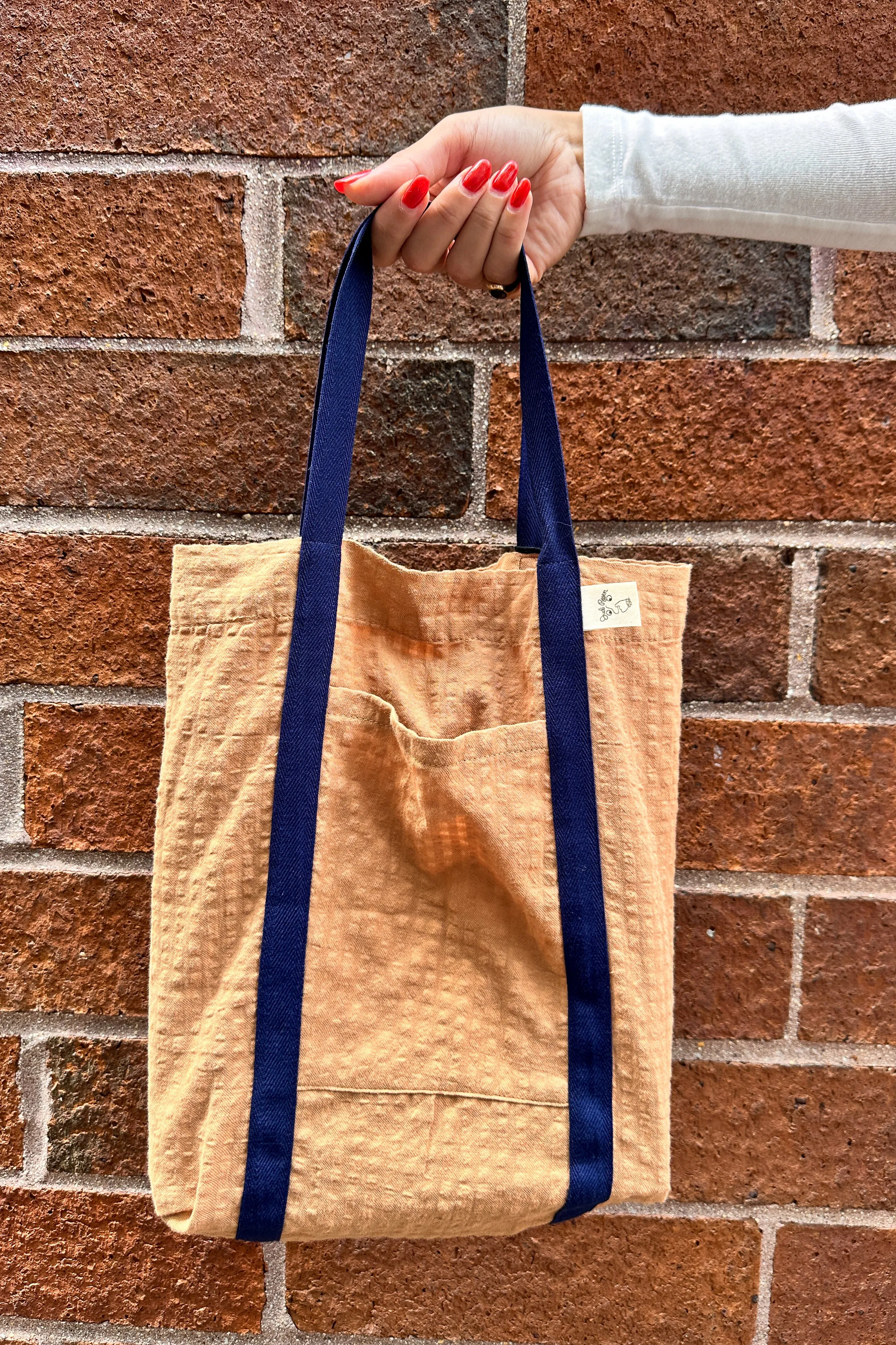 Seersucker Tote Bag