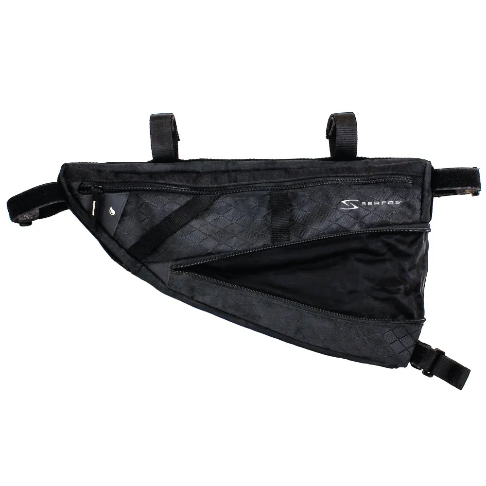 Serfas Ark Expandable Half-Frame Bicycle Bag (Black)