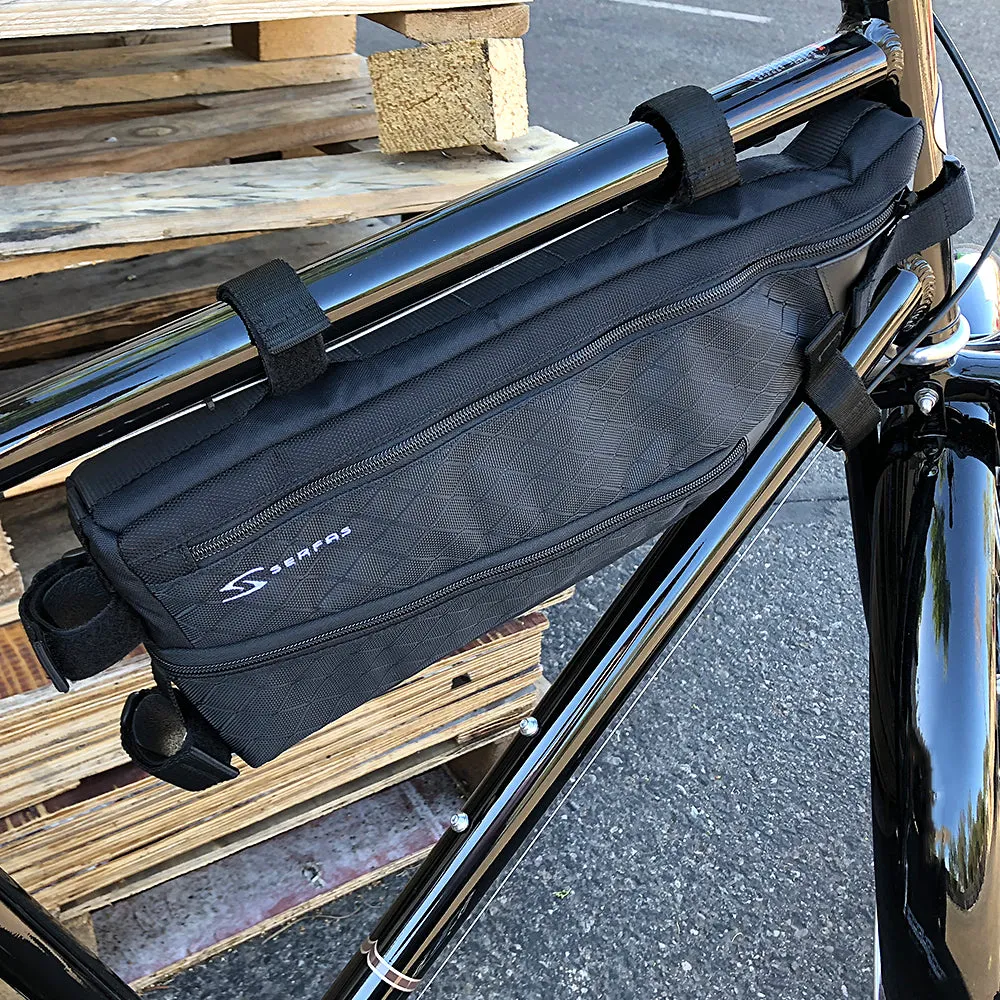 Serfas Ark Expandable Half-Frame Bicycle Bag (Black)