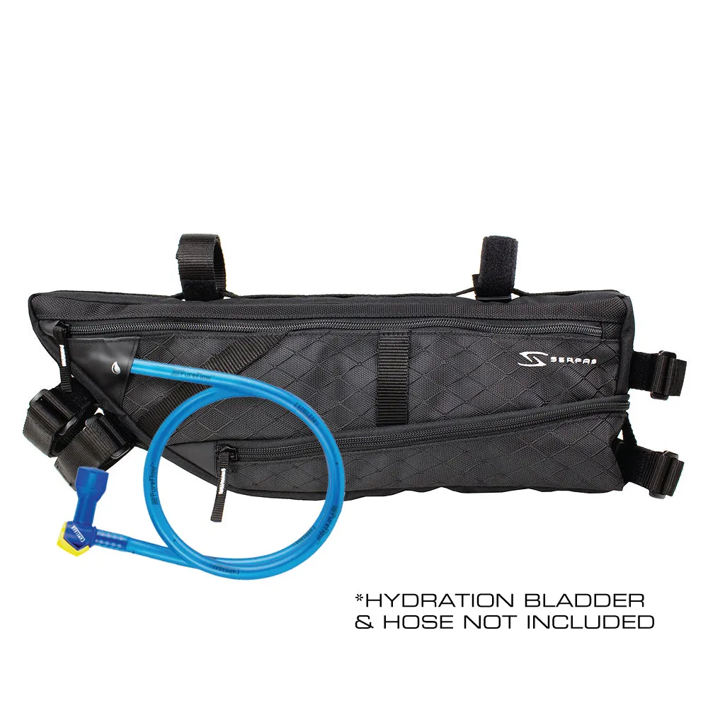 Serfas Ark Expandable Half-Frame Bicycle Bag (Black)