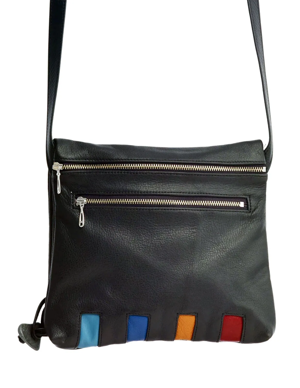 Shoulder Fold - Piano Unique Reversible Leather Purse in 2 Sizes