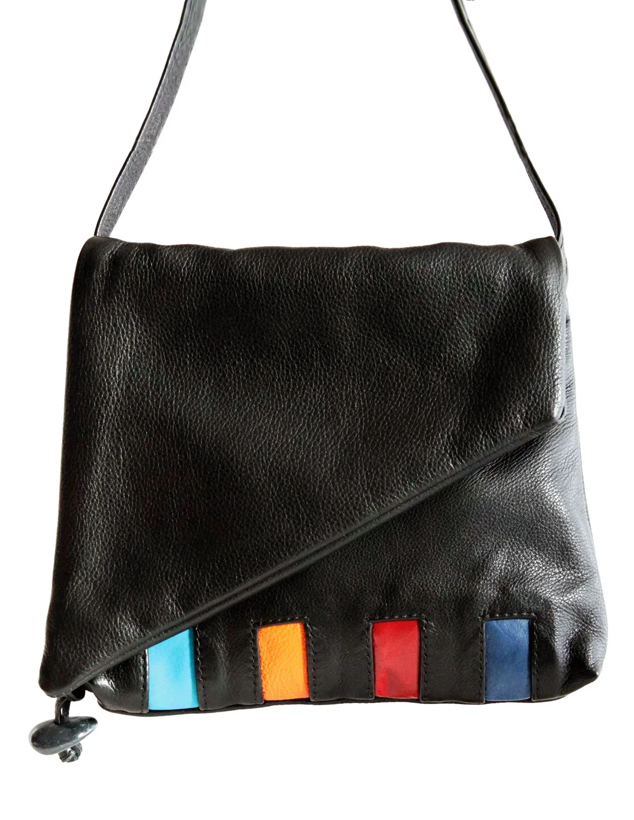 Shoulder Fold - Piano Unique Reversible Leather Purse in 2 Sizes