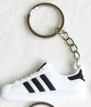 Silicone Jordan Shoes Superstars Keychain Key Chain Sneaker Car Key Holder Woman Men Bag Charm Accessories Key Rings Pendant