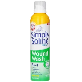 Simply Saline Plus 3-in-1 Wound Wash Antiseptic Cleanser, 7.1 oz