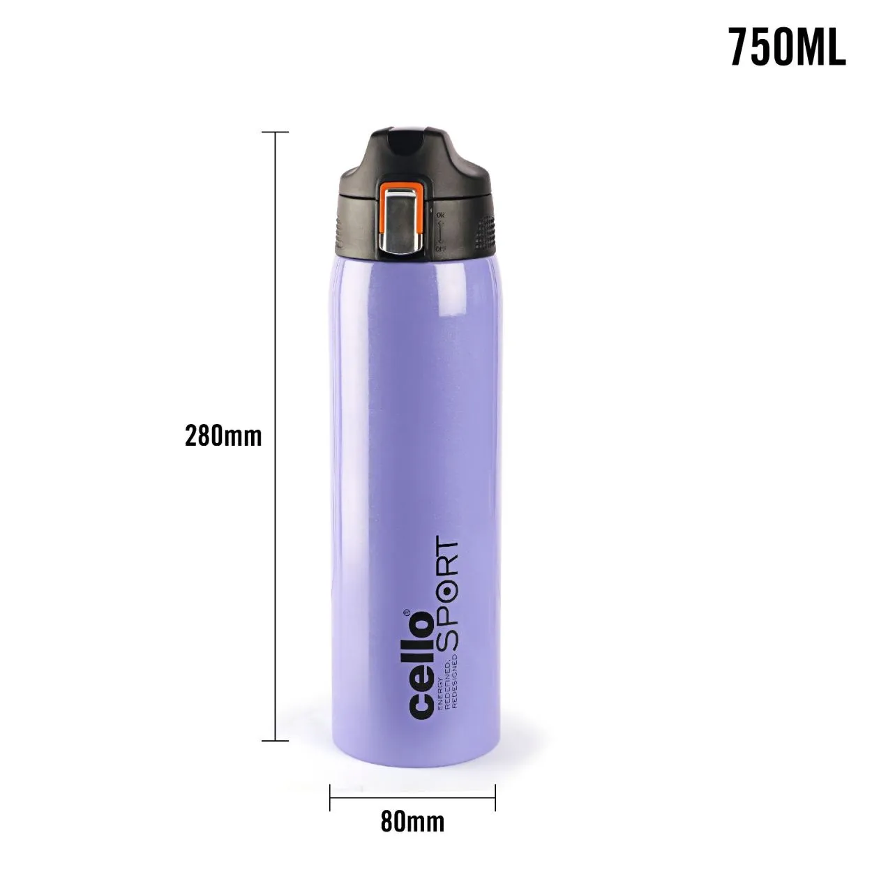 Skipper Flask, Vacusteel Water Bottle, 750ml