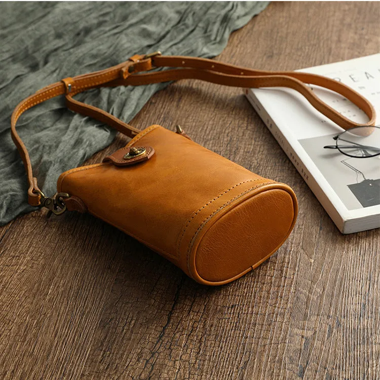 Soft Vege Tanned Leather Mobile Phone Cases