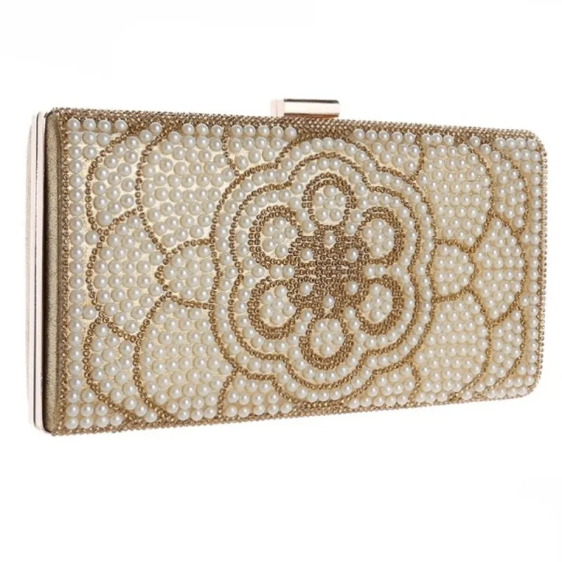 Sophia Pearl Evening Clutch Bag